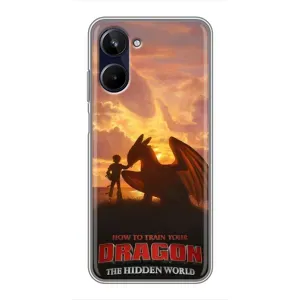 Чехол дракон Беззубик для Realme 10 (Постер Беззубика)
