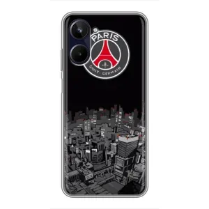 Силиконовые Чехлы принт Футбол на Realme 10 (PSG)