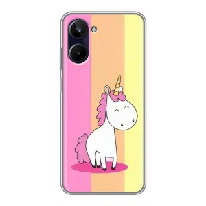 Чехол Unicorn на Realme 10 (Радужный Единорог)