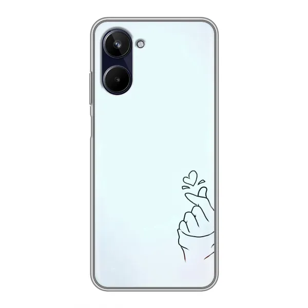 Чехол с рисунком «Сердце на голубом» для Realme 10 Чехол с рисунком «Сердце на голубом» для Realme 10