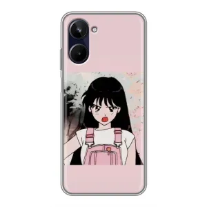 Чехол с персонажами АНИМЕ на Realme 10 (Сейлор Марс)