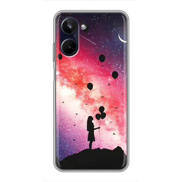 Чехол с рисунком «Шарики в небе» для Realme 10 Чехол с рисунком «Шарики в небе» для Realme 10