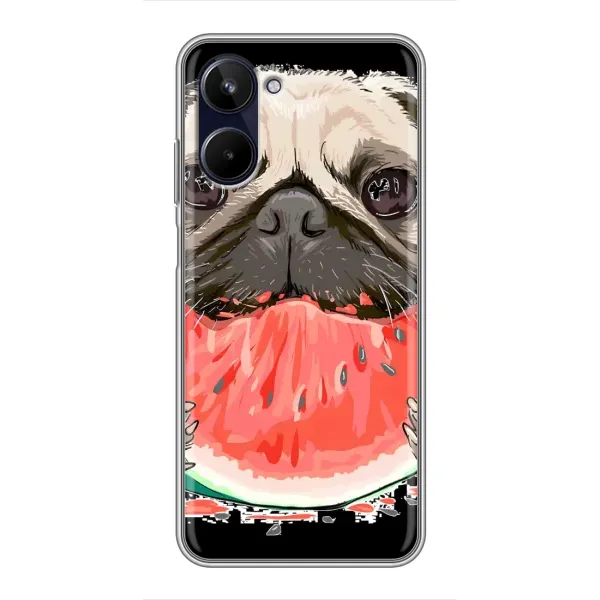 Чехол с рисунком «Смешной Мопс» для Realme 10 Чехол с рисунком «Смешной Мопс» для Realme 10