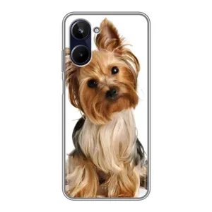 Чехол (ТПУ) Милые собачки для Realme 10 (Собака Терьер)