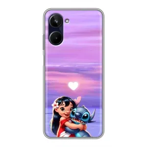 Чехол с рисунком Стич для Realme 10 (Стич и Лило)