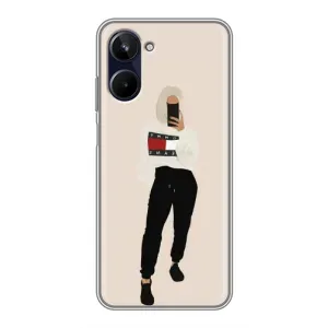 Силіконовый Чохол на Realme 10 з картинкой Модных девушек (Стильна)