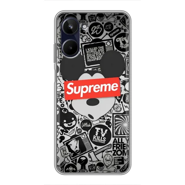 Чехол с рисунком «Supreme Маус» для Realme 10 Чехол с рисунком «Supreme Маус» для Realme 10