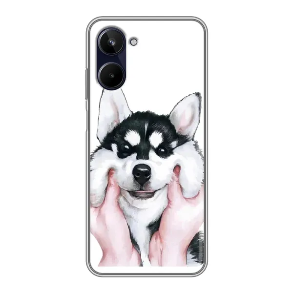 Чехол с рисунком «Собака Хаски» для Realme 10 Чехол с рисунком «Собака Хаски» для Realme 10