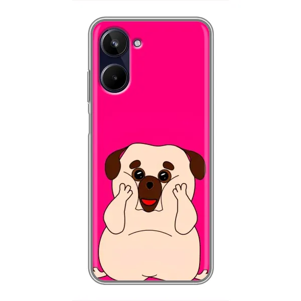 Чехол с рисунком «Веселый Мопсик» для Realme 10 Чехол с рисунком «Веселый Мопсик» для Realme 10