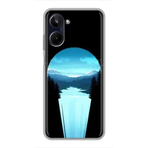 Літній Чохол на Realme 10 (Синій Водоспад)