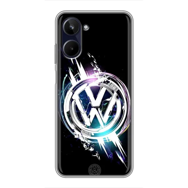 Чехол с рисунком «Volkswagen на черном» для Realme 10 Чехол с рисунком «Volkswagen на черном» для Realme 10
