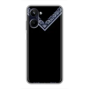 Силиконовый Чехол на Realme 10 (Воротник вышиванки)