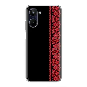 Силиконовый Чехол на Realme 10 с картинкой Вышиванки