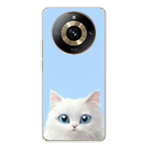 Чохол на тематику: Коти для Realme 11 Pro 5G (Білий кіт)