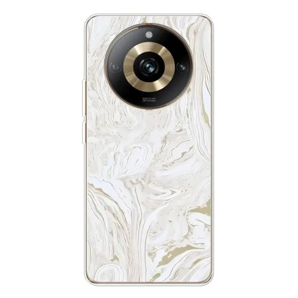 Чехол с рисунком «белый мрамор» для Realme 11 Pro 5G Чехол с рисунком «белый мрамор» для Realme 11 Pro 5G