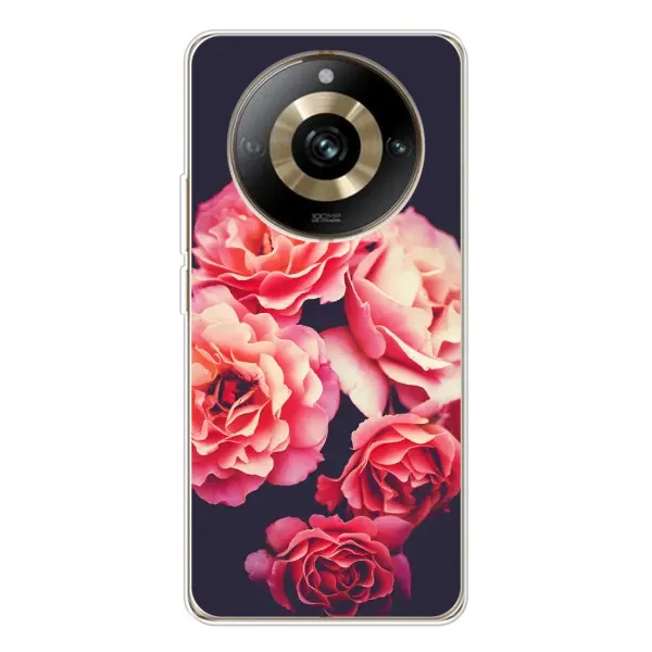 Чехол с рисунком «Бутоны» для Realme 11 Pro 5G