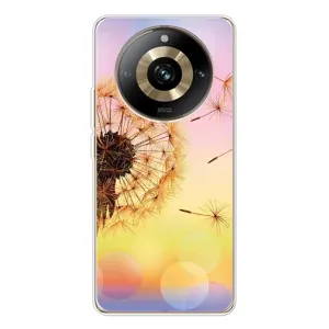Силиконовый Чехол с одуванчиками на Realme 11 Pro 5G (Цветок-одуванчик)