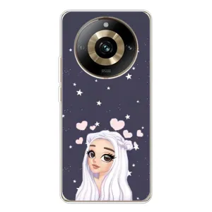 Чохол Стильні дівчата на Realme 11 Pro 5G (Дівчина та серця)