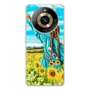 Чохол Стильні дівчата на Realme 11 Pro 5G (Дівчина на полі)