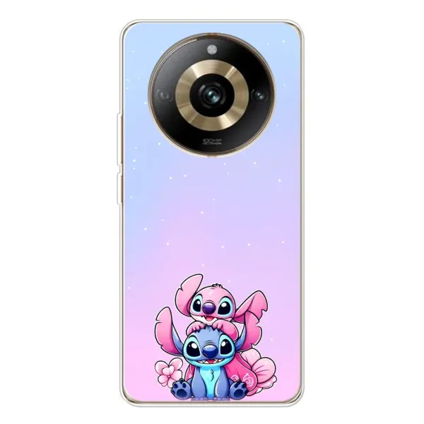 Чехол с рисунком «Энджл и Стич» для Realme 11 Pro 5G Чехол с рисунком «Энджл и Стич» для Realme 11 Pro 5G