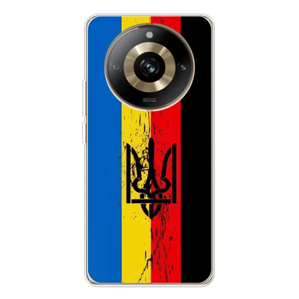 Чехол с рисунком «Флаг УПА» для Realme 11 Pro 5G Чехол с рисунком «Флаг УПА» для Realme 11 Pro 5G