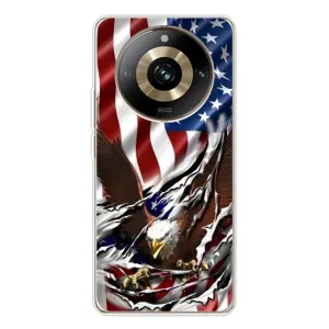 Чехол Флаг USA для Realme 11 Pro 5G (Флаг USA)