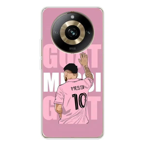 Чехол с рисунком «GOAT MESSI» для Realme 11 Pro 5G Чехол с рисунком «GOAT MESSI» для Realme 11 Pro 5G
