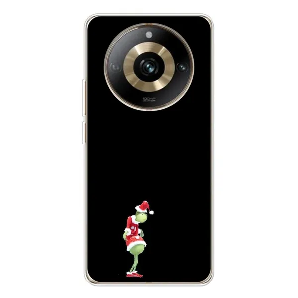 Чехол с рисунком «Гринч на чорном» для Realme 11 Pro 5G Чехол с рисунком «Гринч на чорном» для Realme 11 Pro 5G