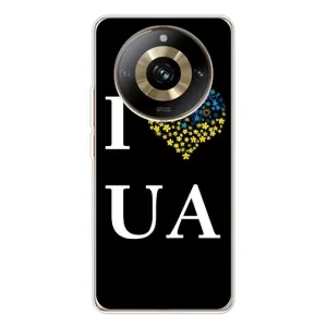 Силиконовый Чехол на Realme 11 Pro 5G (Я-Украина) (I Love UA)