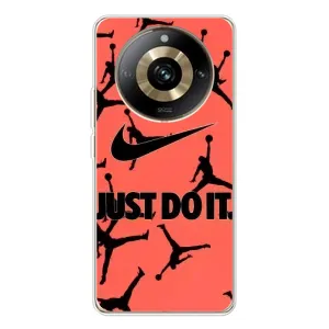 Силіконовый Чохол Nike Air Jordan на 11 Про 5G (Just Do It)