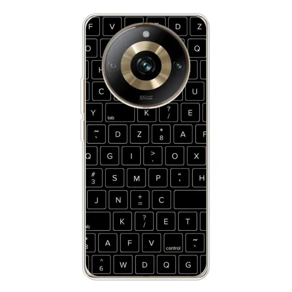 Чехол с рисунком «Клавиатура» для Realme 11 Pro 5G Чехол с рисунком «Клавиатура» для Realme 11 Pro 5G
