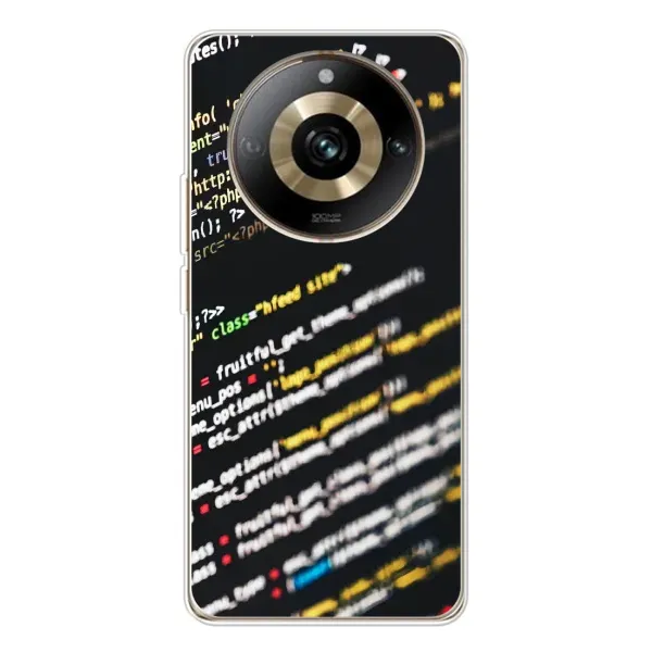 Чехол с рисунком «Код» для Realme 11 Pro 5G Чехол с рисунком «Код» для Realme 11 Pro 5G