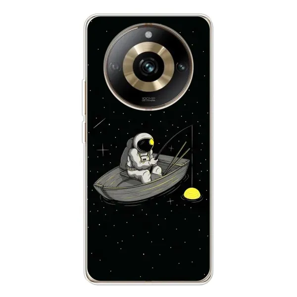Чехол с рисунком «Космонавт на рыбалке» для Realme 11 Pro 5G Чехол с рисунком «Космонавт на рыбалке» для Realme 11 Pro 5G