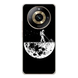 Силіконовый Чохол з принтом "Космонавти" на Realme 11 Pro 5G (Космонавт)