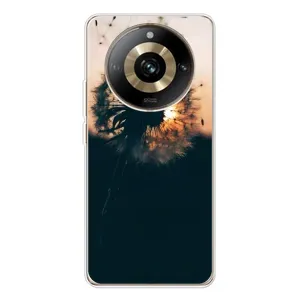 Силиконовый Чехол с одуванчиками на Realme 11 Pro 5G (Красивый одуванчик)