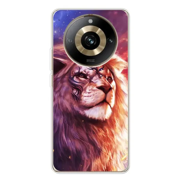 Чехол с рисунком «Красочный ЛЕВ» для Realme 11 Pro 5G Чехол с рисунком «Красочный ЛЕВ» для Realme 11 Pro 5G