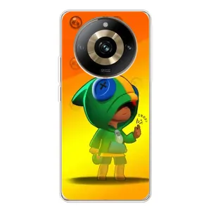 Чехол Бравл Старс для Realme 11 Pro 5G (LEON в кофте)