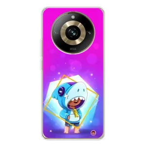 Чехол Бравл Старс для Realme 11 Pro 5G (Леон в костюме Акулы)