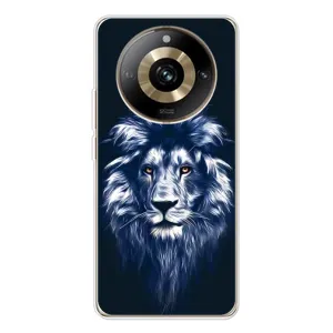 Чохол з картинкою на Realme 11 Pro 5G (Лев – синій)