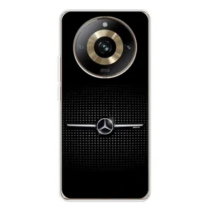 Силиконовый бампер с картинкой машины на Realme 11 Pro 5G (Mercedes)