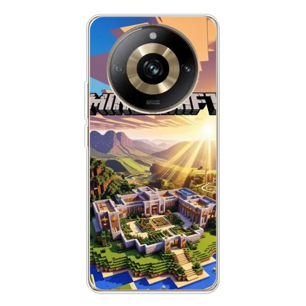 Чехол с рисунком «MINECRAFT» для Realme 11 Pro 5G