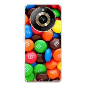 Чехол с изображением вкусной еды для Realme 11 Pro 5G (Разноцветные M&M'S)