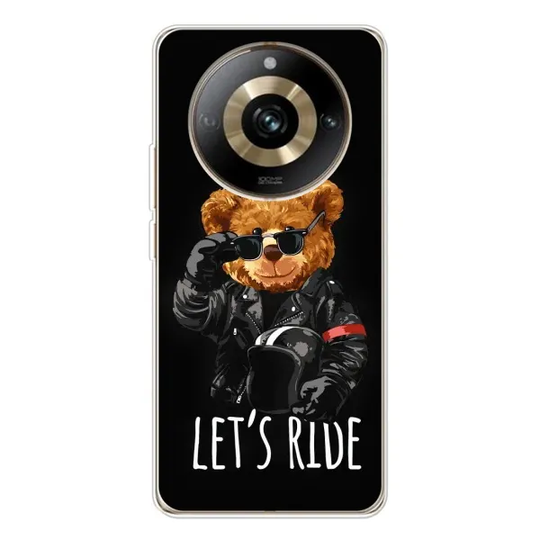 Чехол с рисунком «Модный Мишка» для Realme 11 Pro 5G