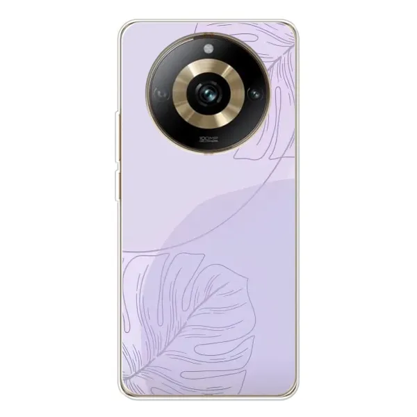 Чехол с рисунком «Монстера фиолетовая» для Realme 11 Pro 5G Чехол с рисунком «Монстера фиолетовая» для Realme 11 Pro 5G
