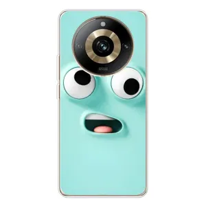 Силиконовые Чехлы (смешные стикеры) для Realme 11 Pro 5G (Забавное мятное лицо)