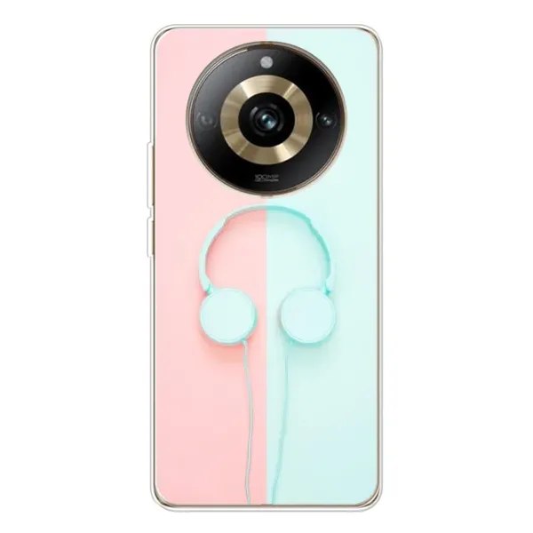Чехол с рисунком «Наушники» для Realme 11 Pro 5G
