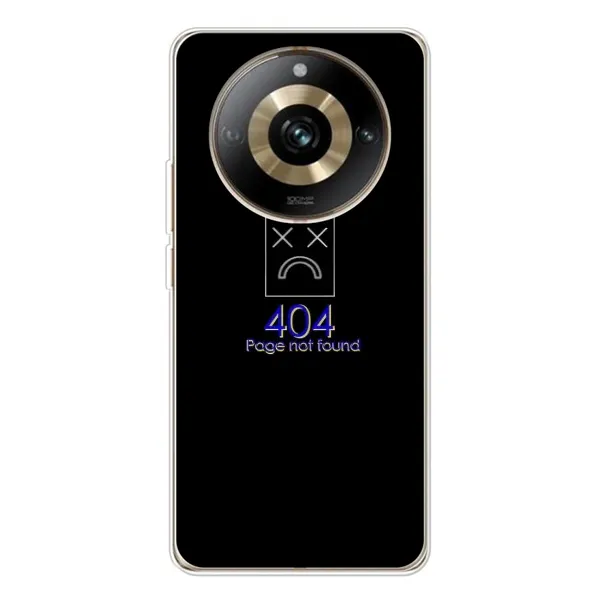 Чехол с рисунком «Ошибка 404» для Realme 11 Pro 5G Чехол с рисунком «Ошибка 404» для Realme 11 Pro 5G
