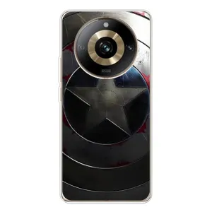 Чохол с Щітом Капітана Америки на Realme 11 Pro 5G (Ретро Щит Капітана)
