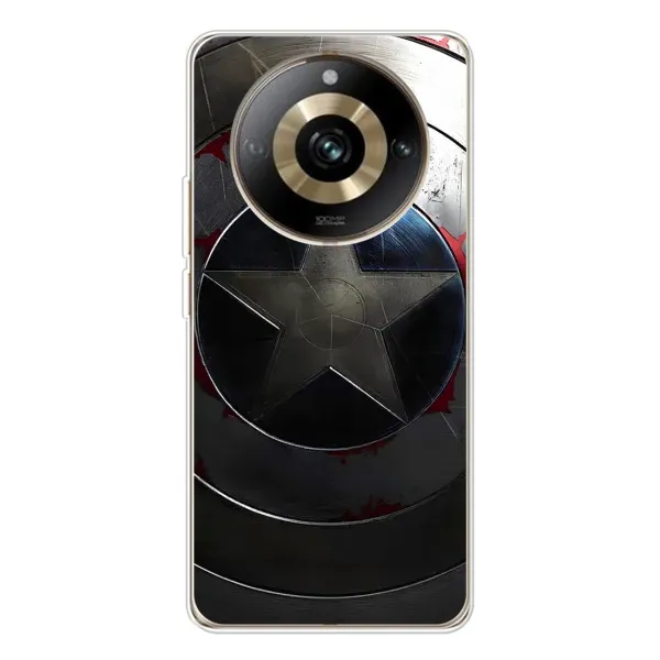 Чехол с рисунком «Ретро Щит Капитана» для Realme 11 Pro 5G Чехол с рисунком «Ретро Щит Капитана» для Realme 11 Pro 5G