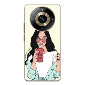 Силіконовый Чохол на Realme 11 Pro 5G з картинкой Модных девушек (З напоєм)
